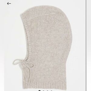 Weekday balaclava in cream